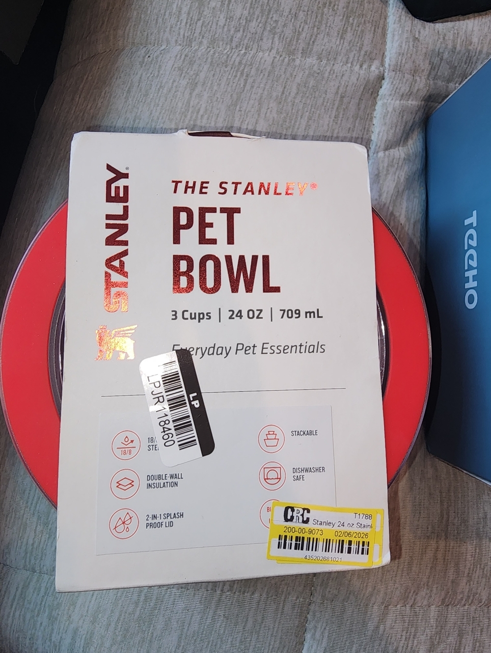 Stanley Pet Bowl Red